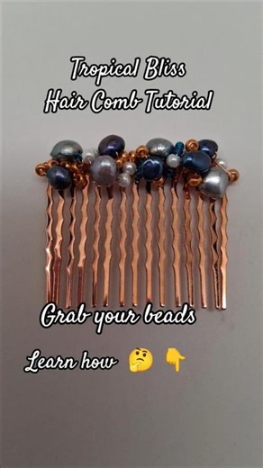 Tropical Bliss Hair Comb | Tutorial
