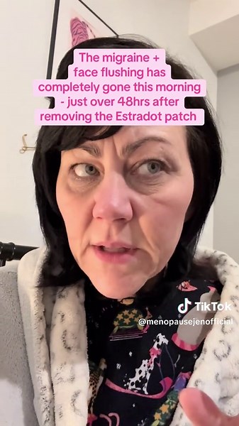 Have I had a mini allergic reaction to these hrt patches? Had this happened to you? It was unexpected to say the least #menopause #perimenopause #hrt #menopausetips #menopausejourney
