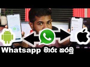 Whatsapp Chats ලේසියෙන්ම Transfer කරමු | Android to iPhone
