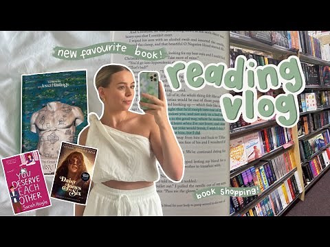 reading vlog 📖 new favourite book, re-read, book browsing & library trip 💕