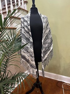 Crochet Butterfly Shawl: Boho Acrylic Cape, Women's Fall Top, Mother's Day Gift - Etsy