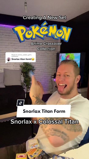 Creating a New Anime Crossover Set: Snorlax x Colossal Titan