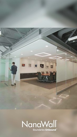 Open corner interior sliding glass walls installation in #morganhill #california Amazing project by @HabitecArch | NanaWall