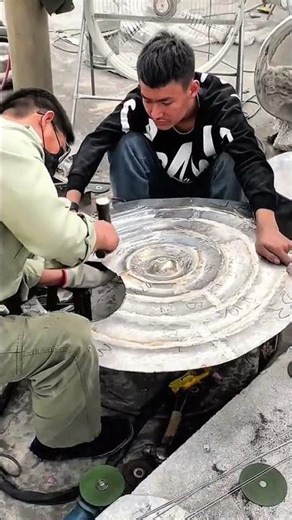 assembling segmented metal bowl structure with tools