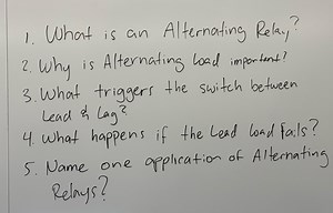 What is an alternating relay?Why is alternating load important... | Filo