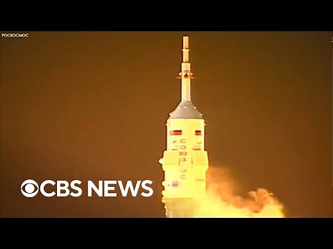 Russian Soyuz rocket launches in first mission since Ukraine invasion