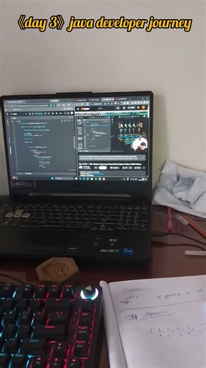 《day 3》java developer journey #viral #coding #javaprogramming