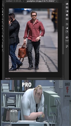 Tips to Remove Any Object Using Photoshop 😱 #photoshop #shorts