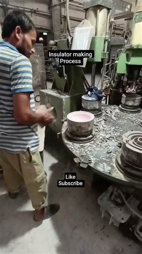 insulator making process #automobile #viral #insulator #electrical