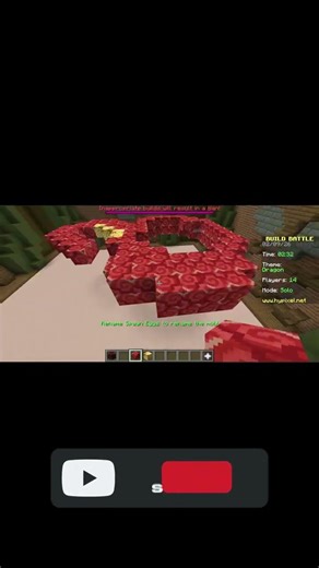 Dragon's Tail Wrapping Donkey (Upside-down Challenge) #minecraft #gaming #challenge #build