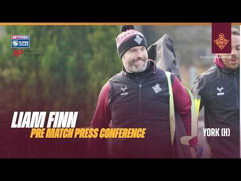 Liam Finn | Pre Match Press Conference | York Knights (H)