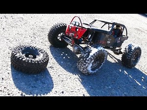 RC ADVENTURES - Busted Wheel - The Black Widow - Custom 4x4 Offroad Axial Wraith