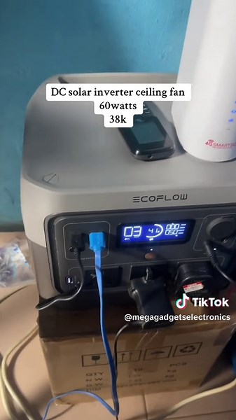 Efficient DC Solar Inverter Ceiling Fan for Home