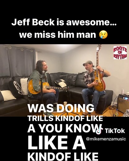 We miss Jeff Beck… #musiclegend #jeffbeck #youtubepodcast #newpodcast #musichistory #inspiration #rockinroll