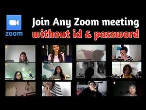 How To Join Zoom Meeting Without Id And Password | Zoom Meeting Without Password Join Kaise Kare