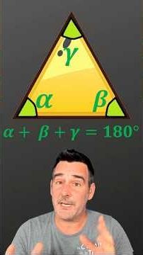 Mathematical proof: the sum of the angles of a triangle equals 180° #mathematics