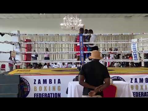 Mike_mwewa_green eagles boxing club vs Collins_collidu_ chishimba_Red arrows boxing club, round-2