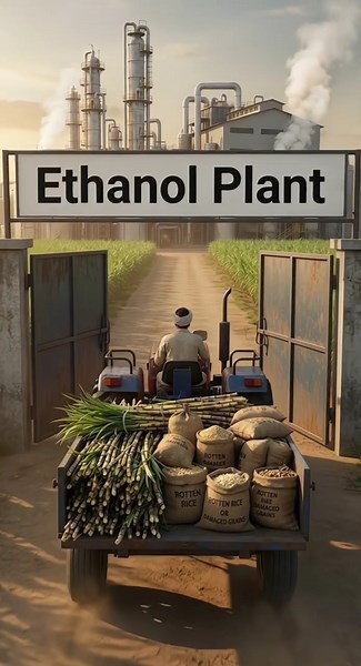 How Ethanol for E20 Fuel Is Made? | E20 ethonal (3D )Animation