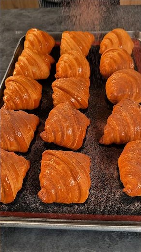 Croissant prepared by an expert 🥐 Jahon Chef