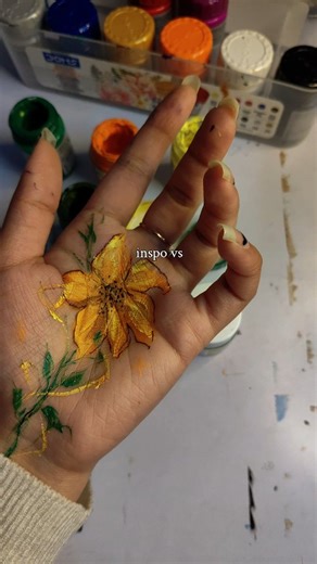 Preityng ༊ on Instagram: "Inspo vs artwork 🌻 The Sundrop flower l . . l Rapunzel , sundrop flower , flower painting , sundrop painting , art , inspo vs artwork , inspo vs art , inspo vs final , preityngart, fyp , explore l . . #sundrop #fypreels #fyp #flowerpaintings #explore instareels instagood. What do you like the most?"