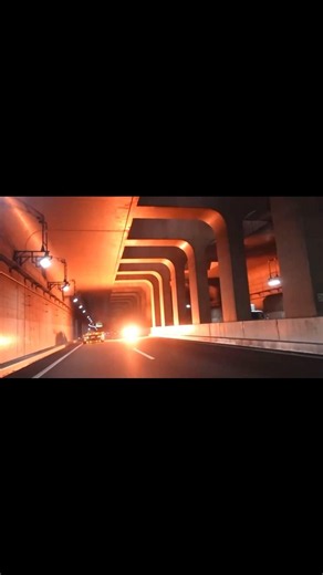 A tunnel dyed orange🔥 Aventador #lamborghini #aventador #supercar #v12