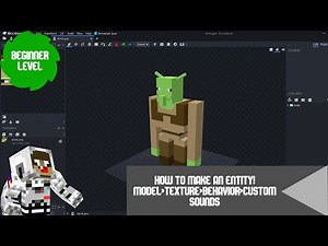 How to Create Custom Entities with Sounds in Minecraft Bedrock!