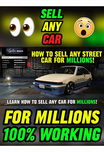 GTA 5: Sell Street Cars for Millions Glitch