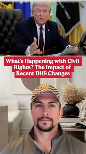 What's Happening with Civil Rights? The Impact of Recent DHS Changes ⚖️ #HumanRights #Accountability #StayInformed #SocialJustice #fyp #Trump #tiktok #KnowYourRights #NewsUpdate #foryou #ICE #Immigration #viral #TikTokNews #CivilRights #DHS #PoliticalTikTok