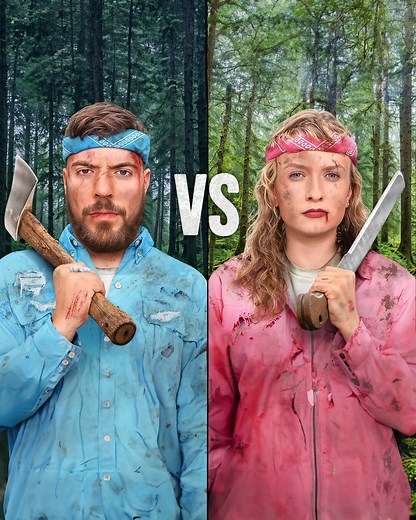 40M views · 771K reactions | Men Vs Women Survive The Wilderness For $500,000 | MrBeast | Facebook