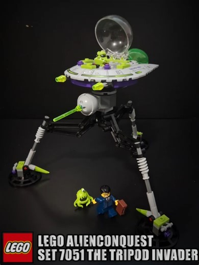 LEGO AlienConquest (Set 7051) The Tripod Invader... #lego #legosets #legoset #legospace #legoshorts