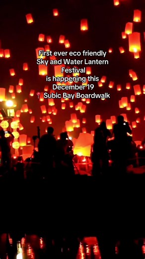 Water lantern at Sky lantern festival — Save the date