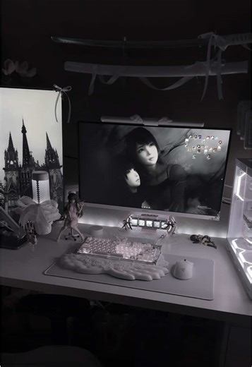 Dark Angel Aesthetic PC Setup Inspiration