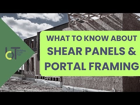 Exterior Shear Panel & Portal Framing Explained