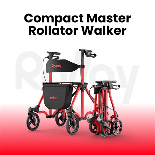 It's time to upgrade your walker to Rolloy Compact Master. If your walker can't go where you go, it's holding you back. The Next-Gen portable rollator walker was built from the ground up for true, hassle-free mobility. See how the ultimate portable walker stacks up: ✅ Folds to a 24" Suitcase Size ✅ Fits in ANY Car Trunk ✅ 1-Step Fold in Seconds ✅ 100% Pre-Assembled ✅ Adjusts for Tall Adults (Over 6ft) Stop letting a bulky walker dictate your day. Upgrade to the freedom of true portability. | Rol