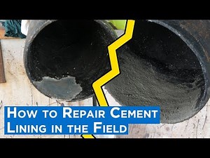 What to do When the Cement Lining in Ductile Iron Pipe is Damaged