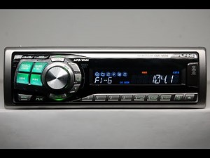 Alpine CDA-9830 AM/FM/CD player car stereo w/Bluetooth on AUX rare old retro