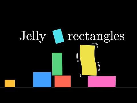 Falling interacting softbody rectangles