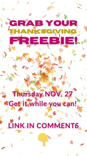 3 comments | Harp Column is thankful for YOU this Thanksgiving! Enjoy this final fall FREEBIE on us! Plus, everyone who grabs a freebie will be automatically entered to win a weekly prize announced tomorrow! Sign up for this week’s FREEBIE at the link in the comments to grab your FREEBIE now!  Heads up: Freebies only last 24 hours, so get ’em while you can! | Harp Column | Facebook