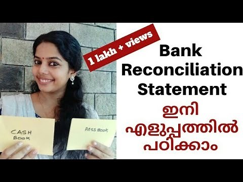 Bank Reconciliation Statement in Malayalam Part 1