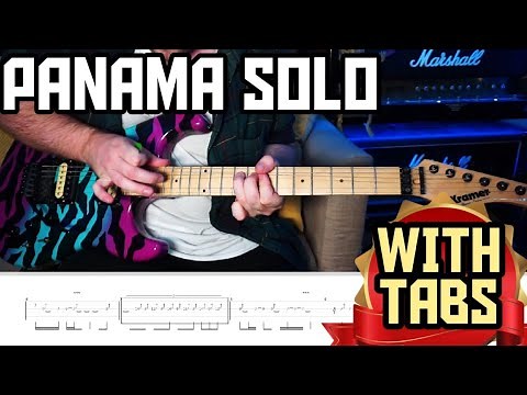 PANAMA SOLO - VAN HALEN (Play Along TABS)