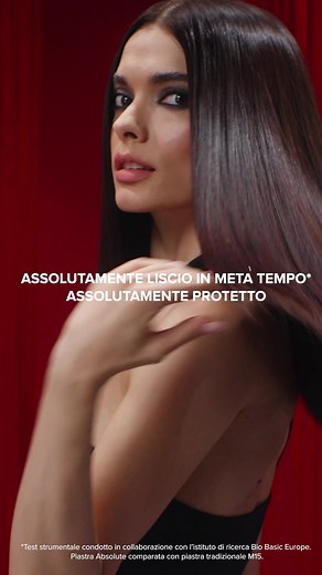 NOVITÀ 🔥🔥 Assolutamente liscio in metà tempo e assolutamente protetto: è arrivata la nuova piastra larga Bellissima Absolute! ✨✨ L'unica che ti garantisce capelli perfettamenti lisci come mai prima d'ora ❤️ Grazie alle piastre 4XL offre una doppia azione lisciante, efficace anche su capelli difficili e crespi! Provare per credere, la trovi sul nostro sito! #YouAreBellissima #BellissimaAbsolute #hair