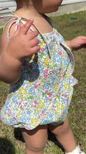 Love this Spring outfit from Sage & Lily ! Also tried somthing different with her hair hahah bows from @Sadie Love Collection #boutique #southernmomma #southernbow #spring #ootd