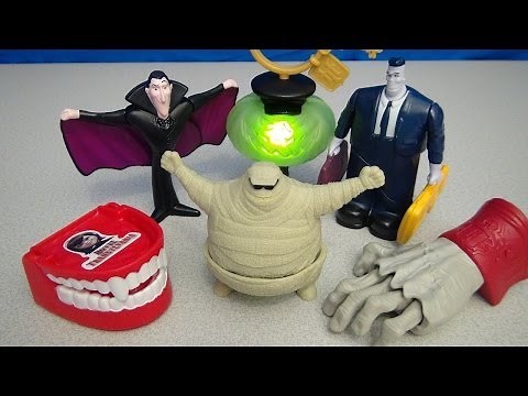 HOTEL TRANSYLVANIA MCDONALD'S 2012 HAPPY MEAL TOY COLLECTION VIDEO REVIEW