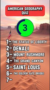 American geography quiz, can you score 7_7 #quiz #quiztime #quizgame #quizchallenge #quizz #quizzes #trivia #triviagame #triviachallenge #braintest #brainteaser #mathquiz #generalknowledge #generalknowledgequiz #doyouknow #learn #learning #LearnOnTikTok #knowledge #information #viral #fyp | Mindful Quiz