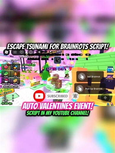NEW UPDATE AUTO EVENT IN ESCAPE TSUNAMI FOR BRAINROTS!