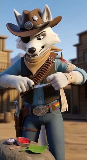 Cowboy Wolf vs Rebel Rabbit 🐺⚔️ | 3D Disney-Style Western Showdown – Full Animation Short Film