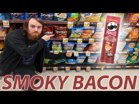 PRINGLES NEW SMOKY BACON FLAVORED CHIPS REVIEW