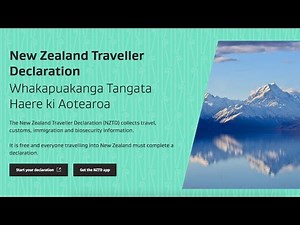 How to Fill The New Zealand Traveller Declaration (NZTD) Tutorial