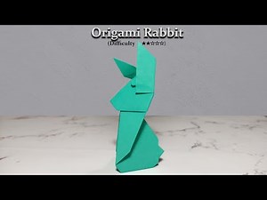 Origami Bunny Rabbit Tutorial | Easy Step-by-Step Paper Rabbit!