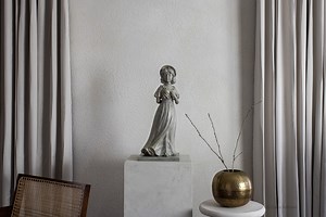 Thrift Store DIY Home Decor: How To Make Stone Looking Sculptures and Look Expensive - Casa Refined